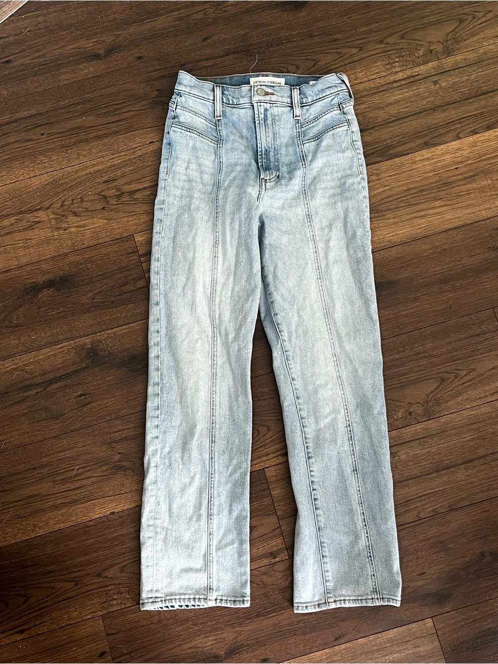 Denim Forum The 70s Retro Cheeky Straight Size 26 Blue Jeans